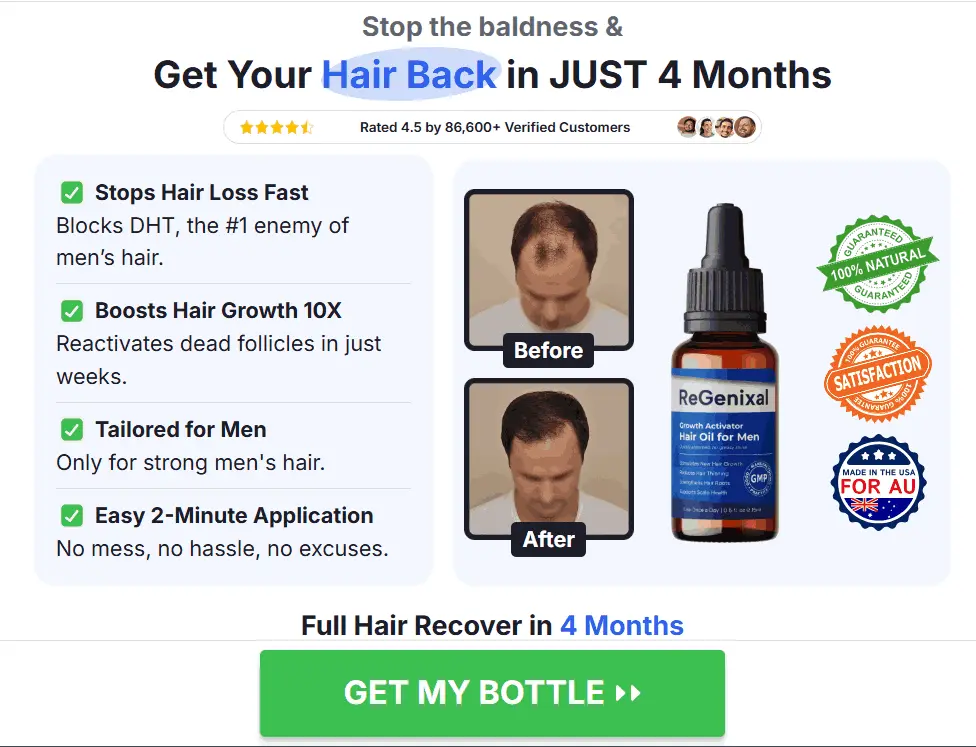 ReGenixal Hair Recover Order Page